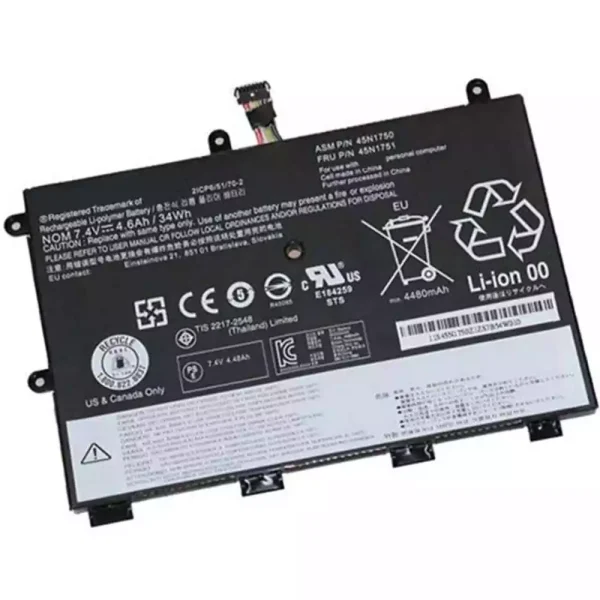 Aккумулятор для ноутбука LENOVO ThinkPad Yoga 11E