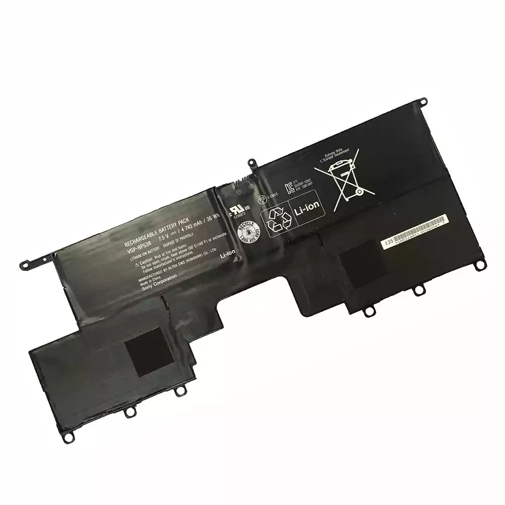 Aккумулятор для ноутбука SONY VGP-BPS38
