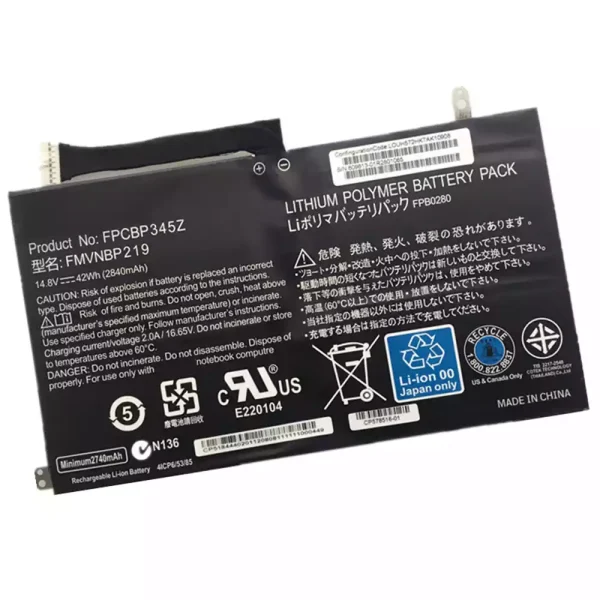 Aккумулятор для ноутбука FUJITSU FMVNBP219