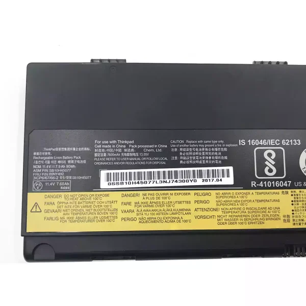 Aккумулятор для ноутбука LENOVO ThinkPad P50 — изображение 3
