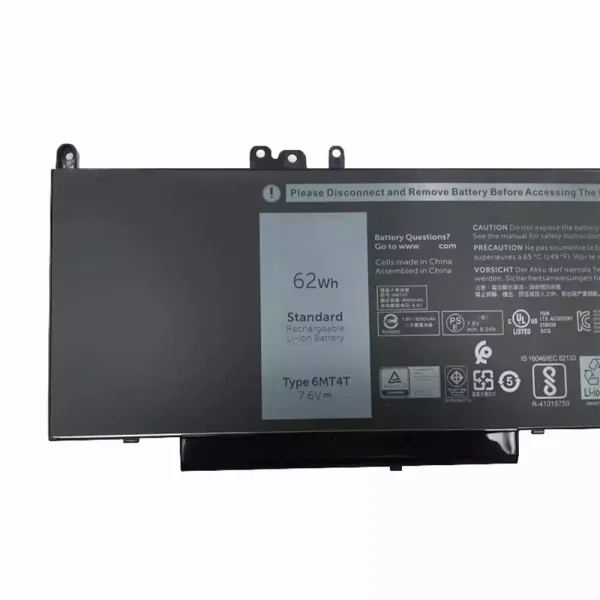 Aккумулятор для ноутбука Dell 6MT4T — изображение 3