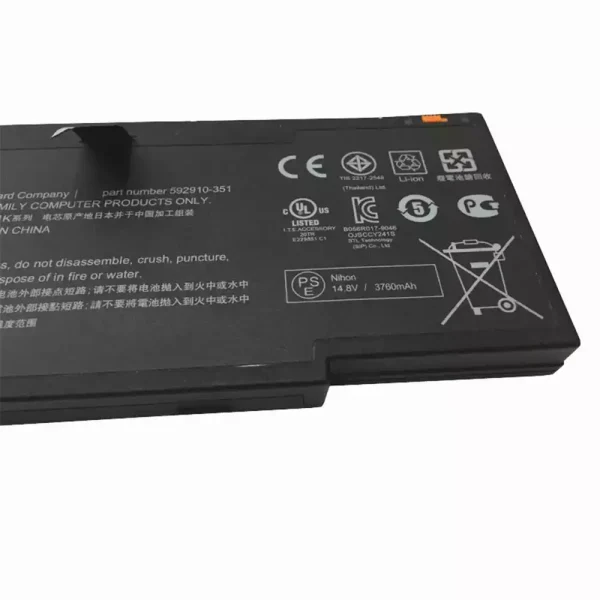 Aккумулятор для ноутбука HP 593548-001 — изображение 3