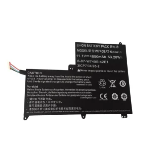 Aккумулятор для ноутбука CLEVO 6-87-W740S-42E1
