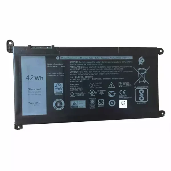 Aккумулятор для ноутбука DELL 51KD7