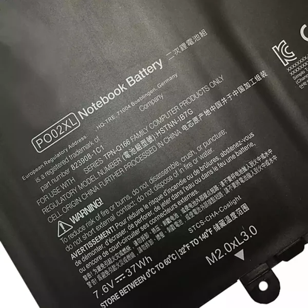 Aккумулятор для ноутбука HP 824560-005,823908-2C1 — изображение 3