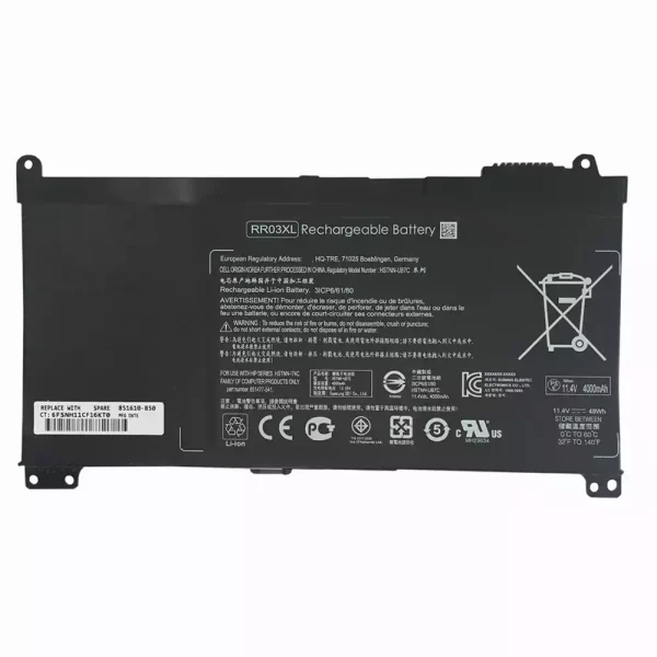 Aккумулятор для ноутбука HP 851610-850,851477-541