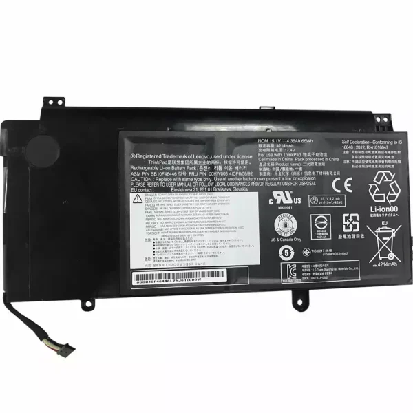 Aккумулятор для ноутбука LENOVO ThinkPad YOGA 15