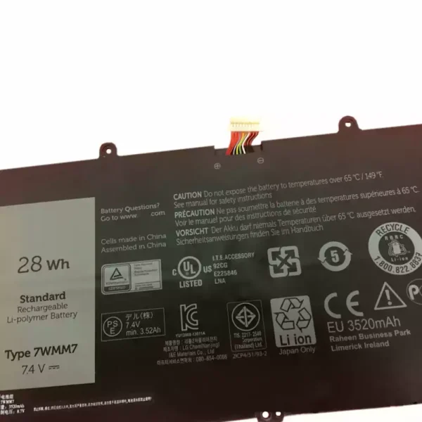Aккумулятор для ноутбука DELL 7WMM7 — изображение 3