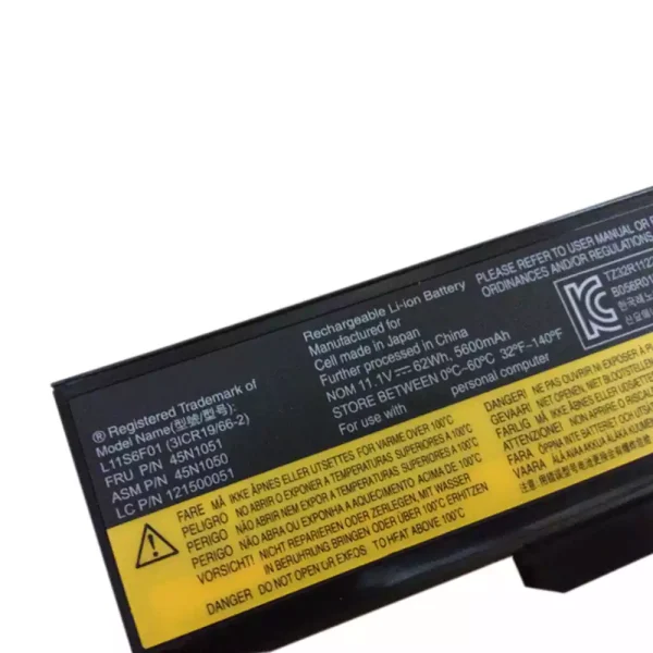 Aккумулятор для ноутбука LENOVO Thinkpad Edge E530,Thinkpad Edge E540 — изображение 3