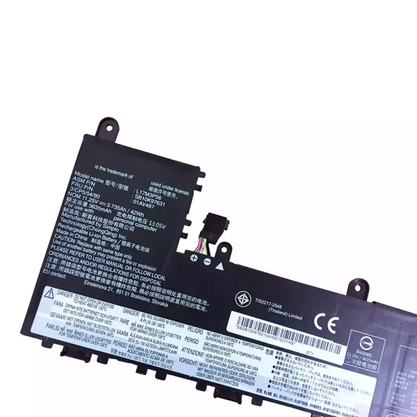 Aккумулятор для ноутбука Lenovo L17M3P56,L17L3P56 — изображение 3