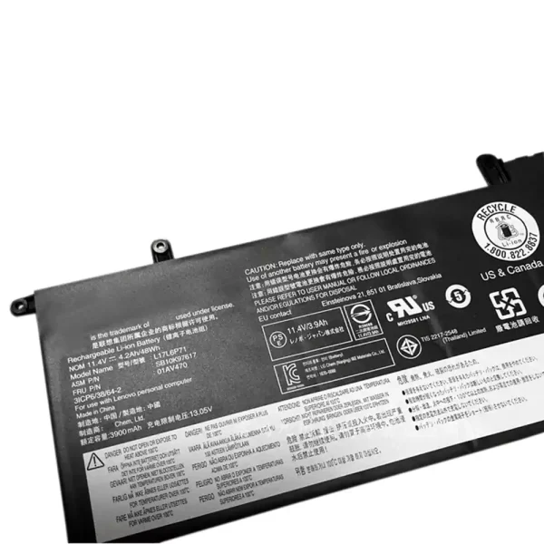 Aккумулятор для ноутбука LENOVO ThinkPad X280 — изображение 3