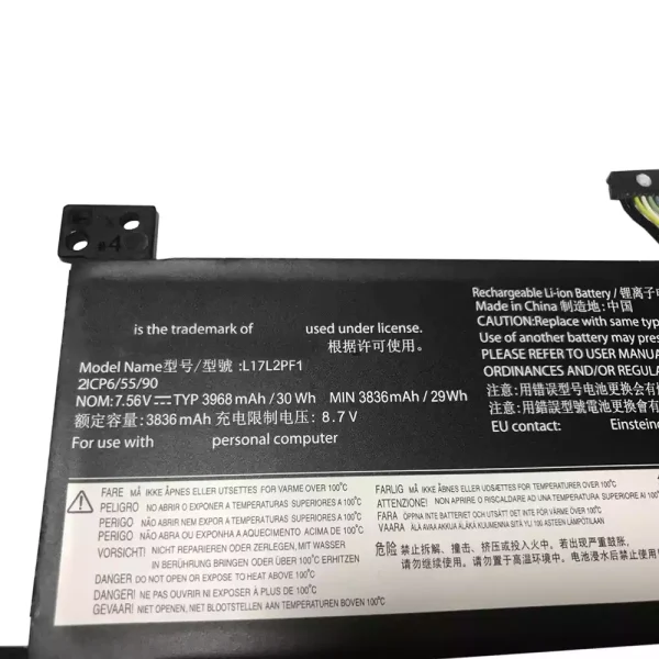 Aккумулятор для ноутбука LENOVO xiaoxin chao 5000 — изображение 3