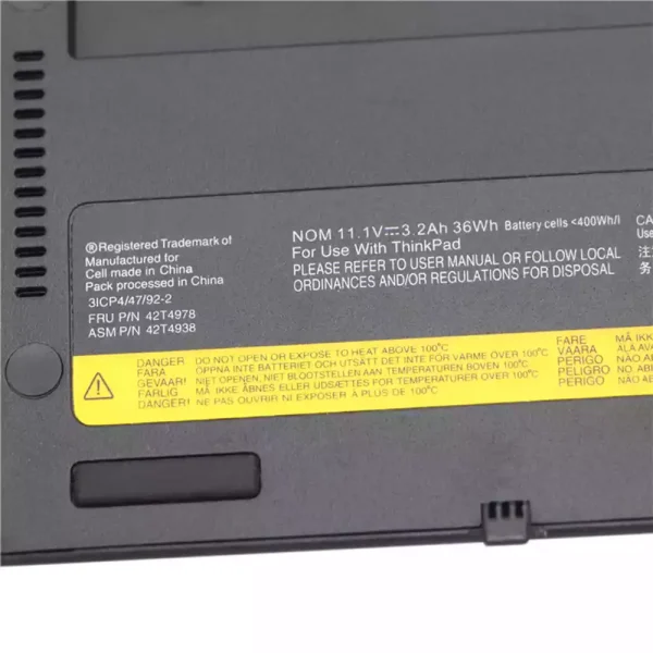 Aккумулятор для ноутбука LENOVO Thinkpad X1,0A36279 — изображение 3