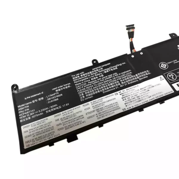 Aккумулятор для ноутбука LENOVO ThinkPad X1 Extreme — изображение 2