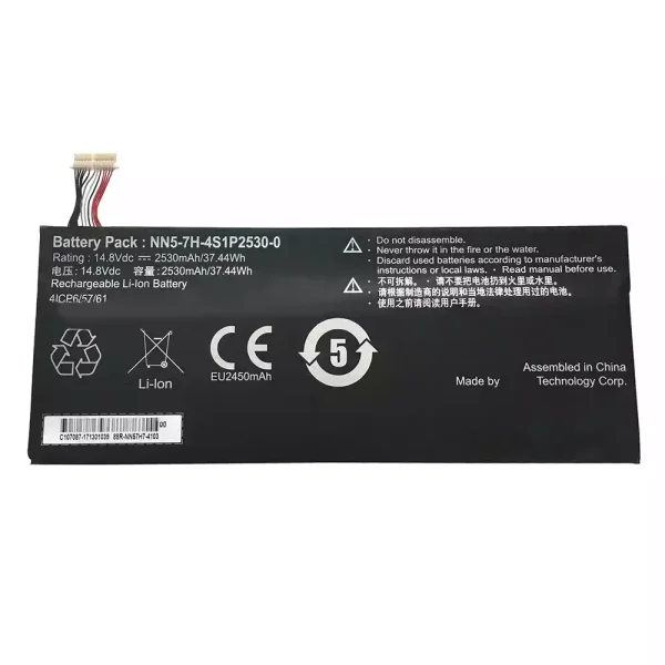 Aккумулятор для ноутбука Getac NN5-7H-4S1P2530-00