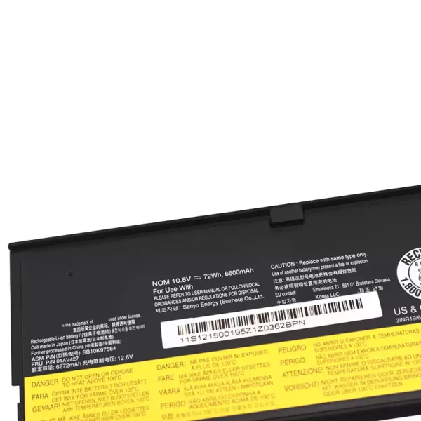 Aккумулятор для ноутбука LENOVO SB10K97584 — изображение 3
