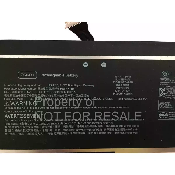 Aккумулятор для ноутбука HP HSTNN-IB8I,L07352-1C1 — изображение 3