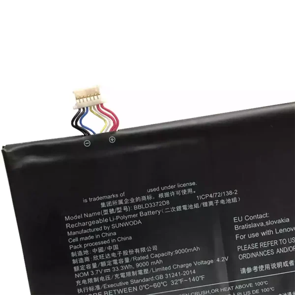 Aккумулятор для ноутбука LENOVO IdeaPad Miix 320-10ICR,Miix 325-10ICR — изображение 3