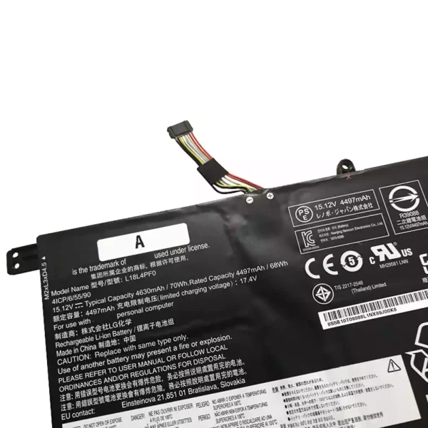 Aккумулятор для ноутбука LENOVO L18L4PF0 — изображение 3