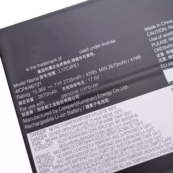 Aккумулятор для ноутбука LENOVO Yoga S730,Yoga S730-13IWL — изображение 3