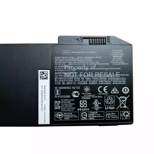 Aккумулятор для ноутбука HP HSN-Q13C,HSTNN-IB8F,L05766-855,L06302-1C1 — изображение 2