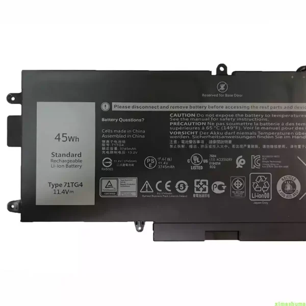 Aккумулятор для ноутбука DELL 71TG4 — изображение 3