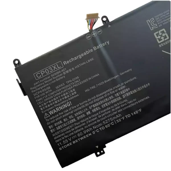 Aккумулятор для ноутбука HP 929066-421,929072-855,HSTNN-LB8E,TPN-Q199 — изображение 3