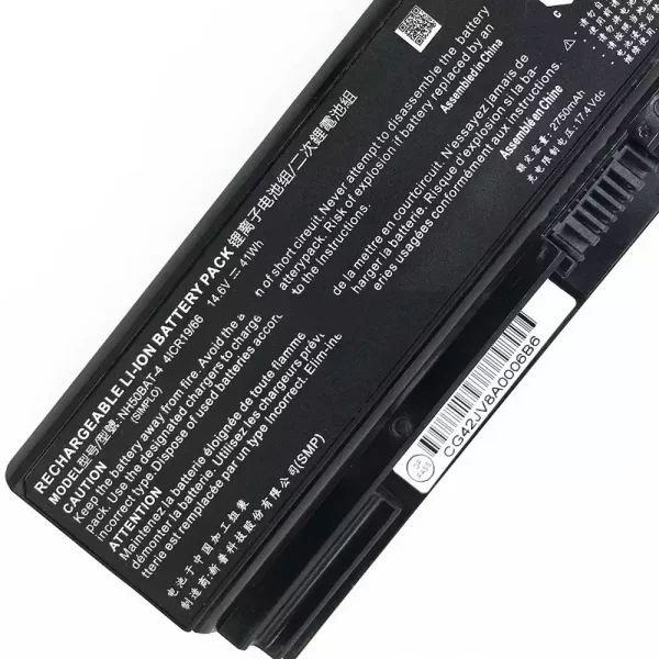 Aккумулятор для ноутбука Clevo NH50BAT-4 — изображение 3