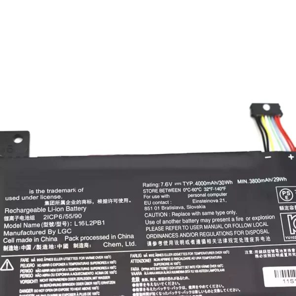 Aккумулятор для ноутбука LENOVO L16L2PB1,L16C2PB2 — изображение 3
