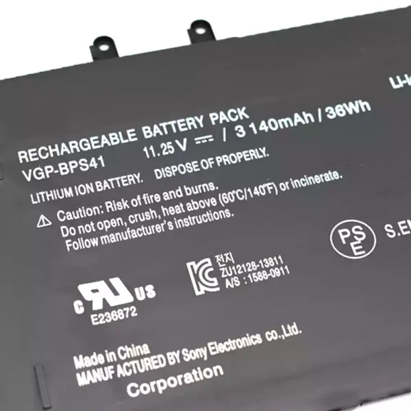 Aккумулятор для ноутбука SONY Vaio Flip 13 SVF13N 13N13CXB — изображение 3