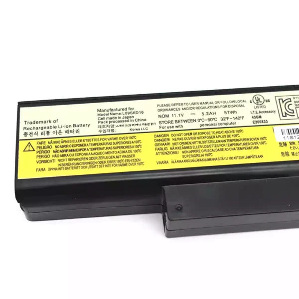 Aккумулятор для ноутбука LENOVO Y460 Y460A Y460C Y460N Y460P Y560 Y560A — изображение 3