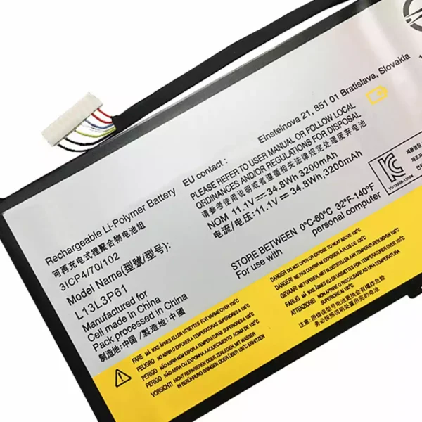 Aккумулятор для ноутбука LENOVO L13L3P61 — изображение 3