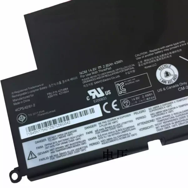 Aккумулятор для ноутбука LENOVO ThinkPad Edge S220 E220S — изображение 3