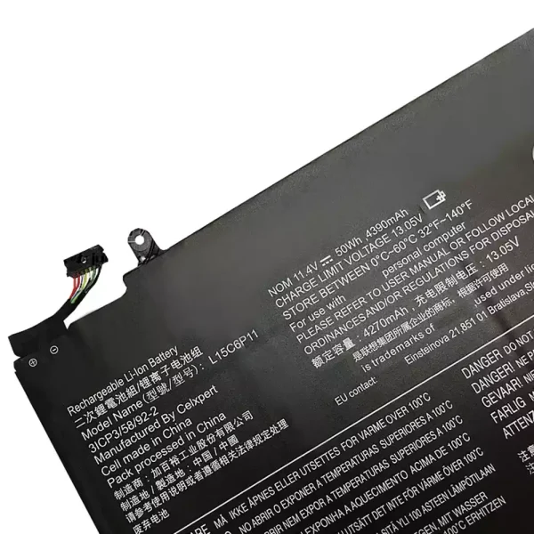 Aккумулятор для ноутбука LENOVO L15C6P11 L15M6P11 — изображение 3