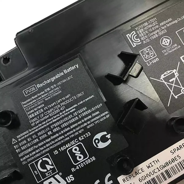 Aккумулятор для ноутбука HP PV06 922200-421 HSTNN-LB7Z — изображение 3