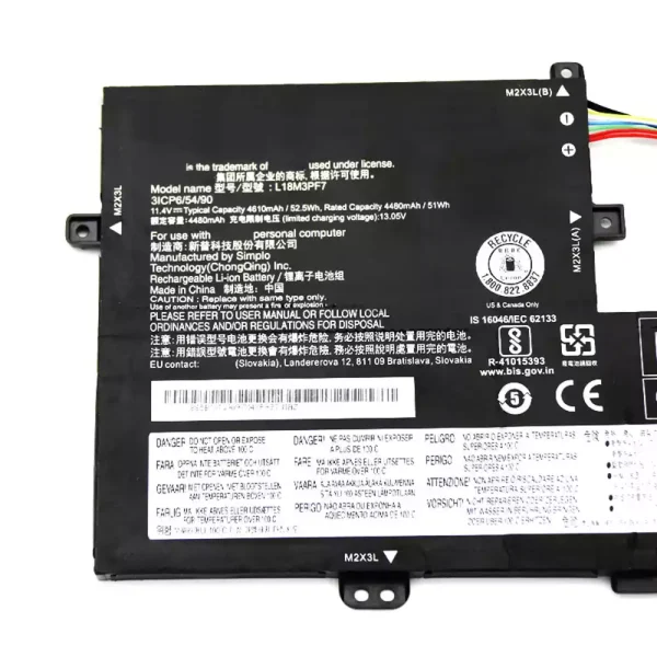Aккумулятор для ноутбука Lenovo Xiaoxin 14 15 2019 — изображение 3