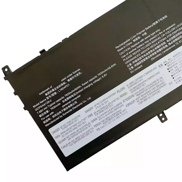 Aккумулятор для ноутбука LENOVO L19D4PD1 — изображение 3