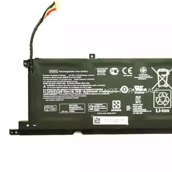 Aккумулятор для ноутбука HP PG03XL HSTNN-DB9G TPN-C141 L48495-005 — изображение 3