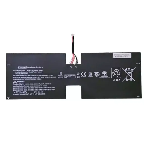 Aккумулятор для ноутбука HP 697231-171,HSTNN-IBPW,TPN-C105
