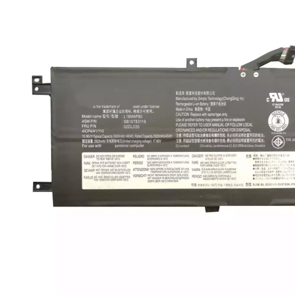 Aккумулятор для ноутбука LENOVO ThinkPad L13 — изображение 3