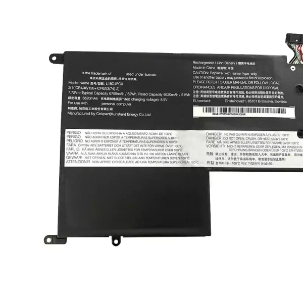 Aккумулятор для ноутбука LENOVO YOGA S940-14IWL — изображение 3