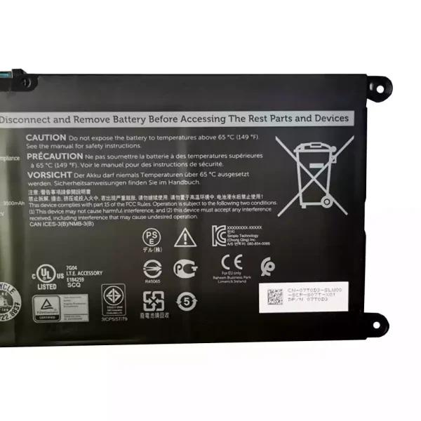 Aккумулятор для ноутбука DELL JPFMR — изображение 4
