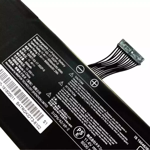 Aккумулятор для ноутбука GETAC GKIDT-03-17-3S2P-0,GKIDT-03-13-3S2P-0 — изображение 3