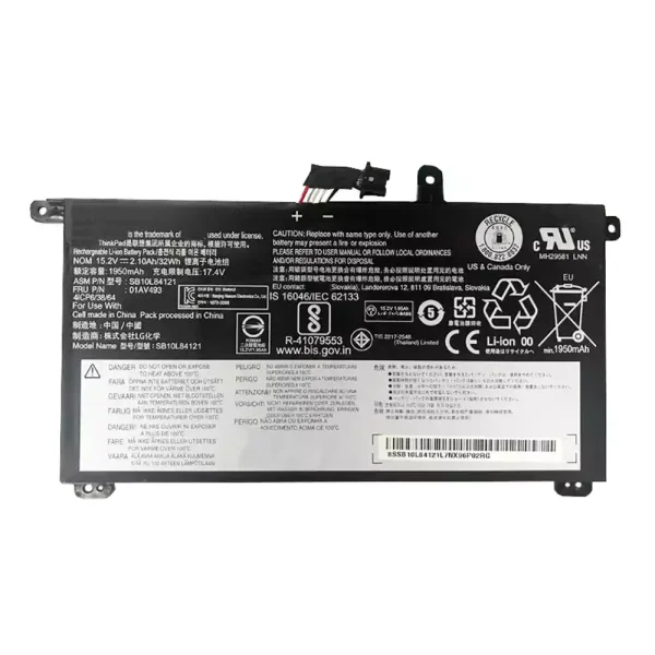Aккумулятор для ноутбука LENOVO Thinkpad T570 T580 P51S P52S