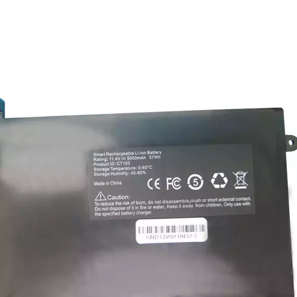Aккумулятор для ноутбука CT153,BYONE 53B BU53 CU53 Notebook 15 — изображение 2