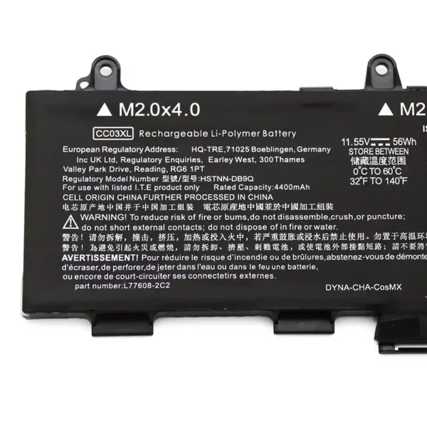 Aккумулятор для ноутбука HP CC03XL — изображение 3