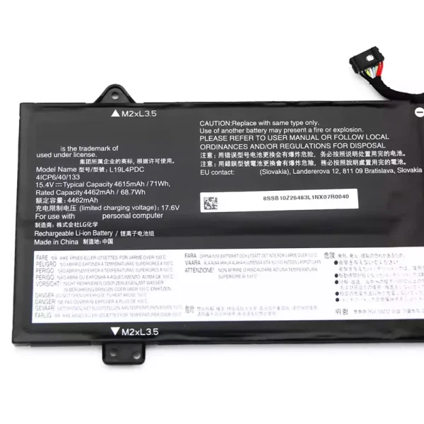 Aккумулятор для ноутбука LENOVO Yoga 7-14ITL5 Yoga 7-15ITL5,C750-14ITL,Yoga 14cACN 2021 — изображение 3