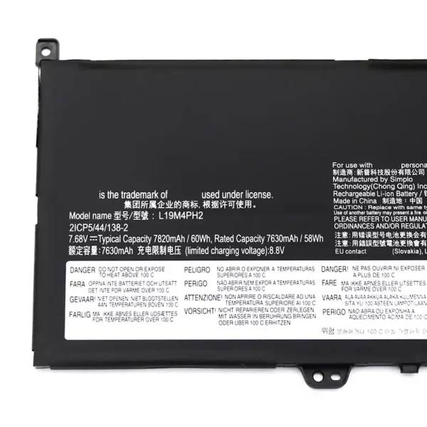 Aккумулятор для ноутбука LENOVO Yoga 9 14ITL5,YOGA Pro 14c 2021 — изображение 3