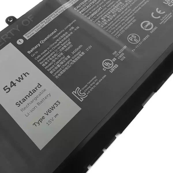 Aккумулятор для ноутбука DELL Inspiron 15 5310 5410 5415 5510 5515 5518 — изображение 3