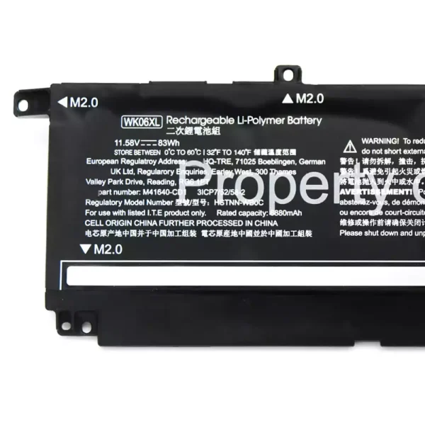 Aккумулятор для ноутбука HP 7 Victus 16-b0000TX 16-b0001TX 16-b0002TX 16-b0003TX 16-b0004TX 16-b0005TX 16-b0006TX 16-b0007TX 16-b0008TX 16-b0009TX — изображение 3